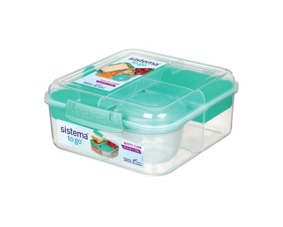 Sistema Bento Box TO GO Lunch Box with Yoghurt/Fruit Pot BPA-Free - 1.0 EA