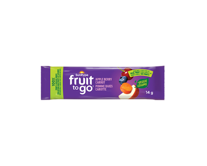 SunRype Fruit to Go Veggie - Apple Berry Carrot - 14g