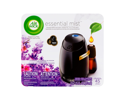 Air Wick Essential Mist Diffuser Kit - Lavender &amp; Almond Blossom