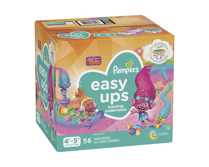 Pampers Easy Ups Training Underwear - 2T/3T - 74ct - Girls