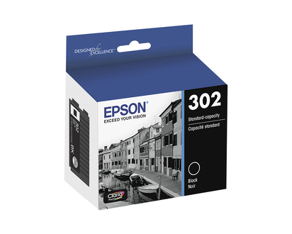 Epson 302 Claria Premium Ink - Black - T302020-S