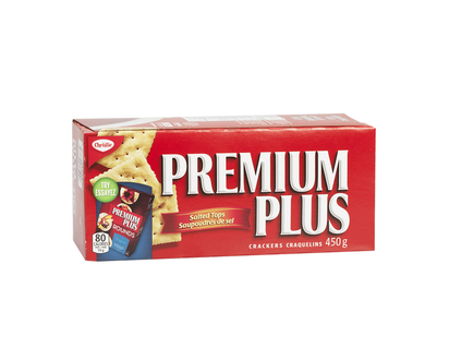 Christie Premium Plus Crackers - Salted Tops - 450g