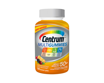 Centrum MultiGummies Adults 50+ Multivitamin/Mineral Supplement - 130's