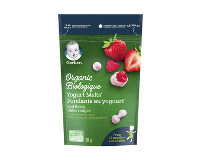 Gerber Organic Melts - Red Berries - 28g