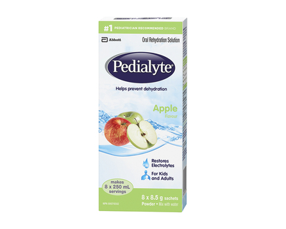 Pedialyte Powder - Apple - 8 x 8.5g