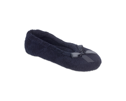 Isotoner Ballerina with Bow - Black - Small