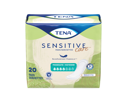 TENA Sensitive Care Pads - Moderate Regular - 20s