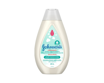 Johnson's Cotton Touch Baby Body Wash & Shampoo - 400ml