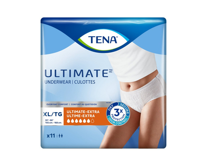 TENA Unisex Ultimate-Extra Underwear - XL - 11s