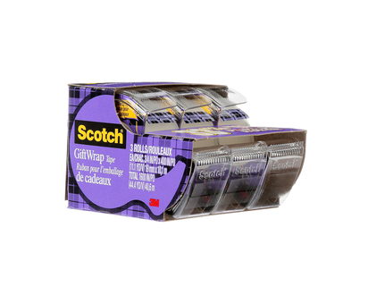 3M Scotch Gift Wrap Tape Pack - 3 rolls