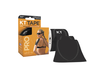 KT Tape Elastic Sports Tape Pro - Black - 20s