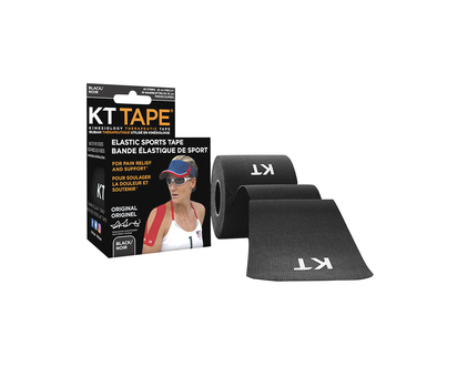 KT Tape Elastic Sports Tape - Original - Black - 20s