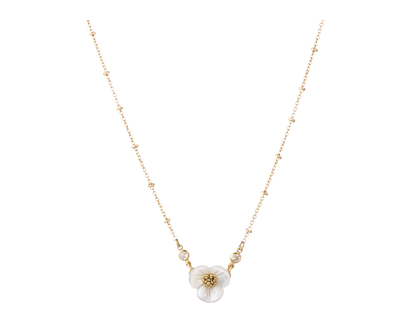 Lonna & Lilly Flower Pendant Necklace - Gold Tone - 16"