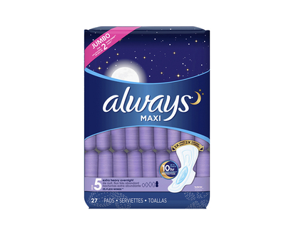 Always Maxi Extra Heavy Overnight - Size 5 - 27s