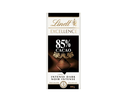 Lindt EXCELLENCE 85% Cacao Intense Dark Chocolate - 100g