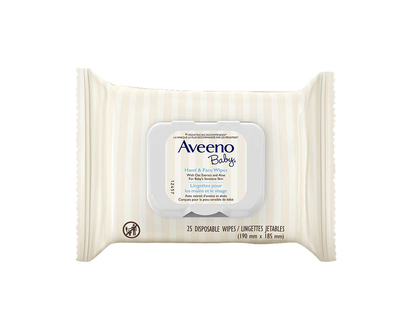 Aveeno Baby Hand And Face Wipes - 25s