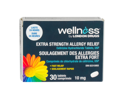 London Drugs Extra Strength Non Drowsy Allergy Relief - 10mg - 30s