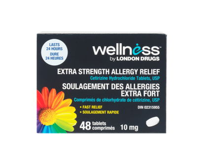 London Drugs Extra Strength Non Drowsy Allergy Relief - 10mg - 48s