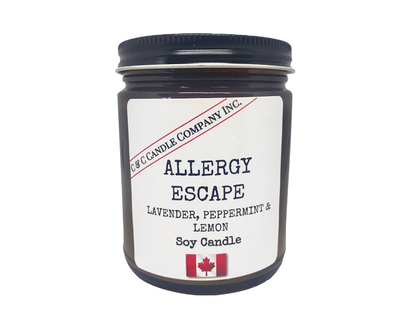 Cozy Candle Soy Candle - Allergy Escape - 9oz