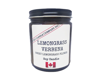 Cozy Candle Soy Candle - Lemongrass Verbena - 9oz