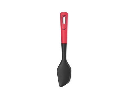 Starfrit Silicone Angled Spatula - Integrated Rest - Red/Black