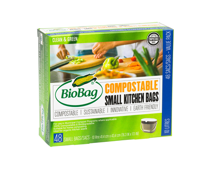 BioBag Compostable Small Kitchen Bags - 48s