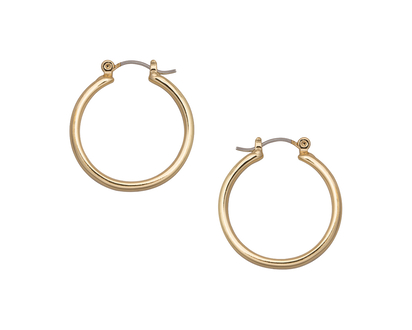 Nine West Medium Hoop Earrings - Gold