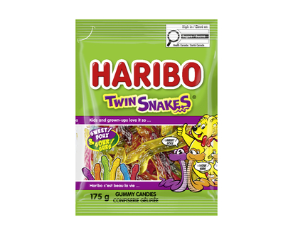 Haribo Gummy Candies - Twin Snakes - 175g