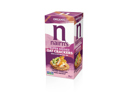 Nairns Organic Oat Crackers - Super Seed - 200g