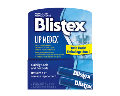 Blistex Lip Medex Twin Pack - 2 x 4.25g