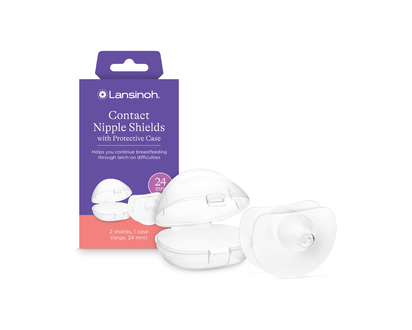 Lansinoh Breastfeeding Nipple Shields - 24mm - 2's