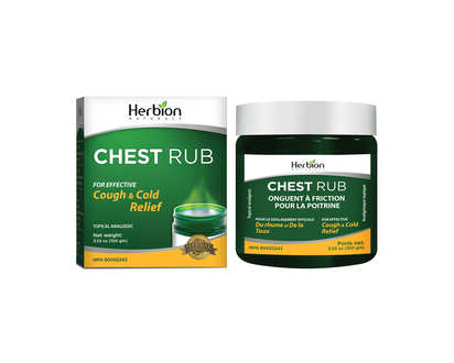 Herbion Naturals Chest Rub â€“ Cough, Nasal, Chest Congestion â€“ 100g