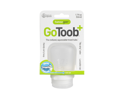 Go Toob+ Squeezable Travel Tube - Clear - 53ml