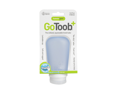 Go Toob+ Squeezable Travel Tube - Blue - 100ml