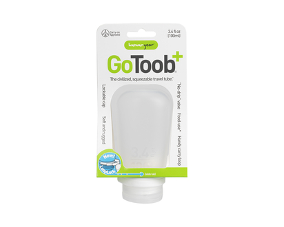 Go Toob+ Squeezable Travel Tube - Clear - 100ml