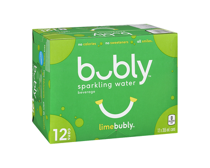 Bubly Sparkling Water - Lime - 12x355ml