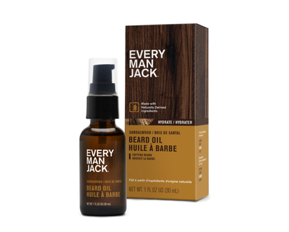 Every Man Jack Beard Oil - Sandalwood - 30ml