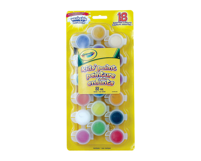 Crayola Washable Paint - 18 Colours
