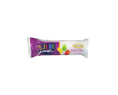 Golden Bonbon Jujube Nougat Bar - 40g