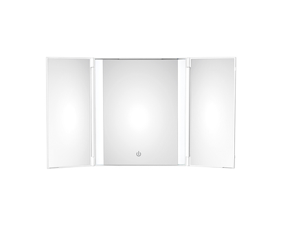 Conair True Glow 1X Trifold LED Cosmetic Mirror - White - TGBETP1C