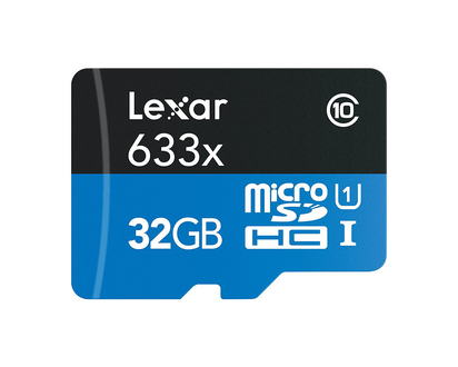 Lexar High-Performance 633x MicroSD Card - 32GB - LSDMI32GBBNL633A