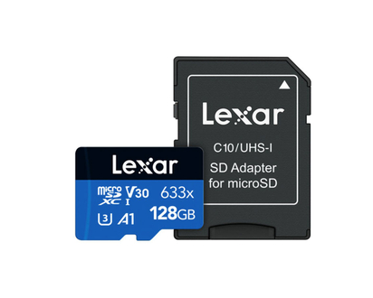 Lexar High-Performance 633x MicroSD Card - 128GB - LSDMI128BBNL633A