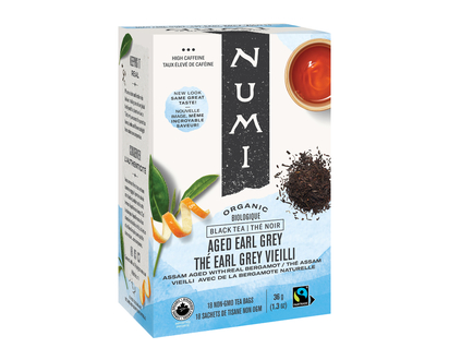 Numi Organic Black Tea - Aged Earl Grey - 18s