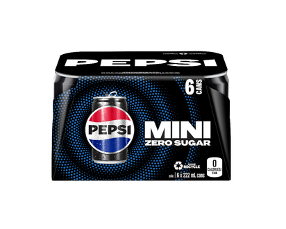 Pepsi Mini - Zero Sugar - 6x222ml