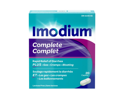 Imodium Complete Diarrhea Plus Gas Caplets - 20's