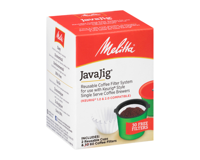 Melitta Java Jig Starter Kit Single Serve Coffee Brewer - 2 cups / 60s