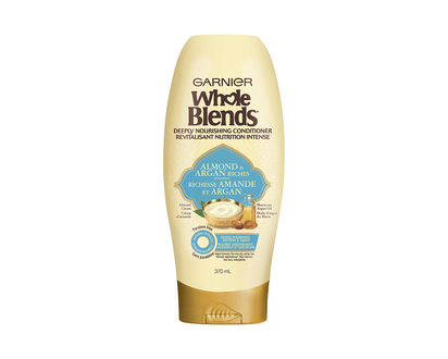 Garnier Whole Blends Deeply Nourishing Conditioner - Almond & Argan Riches - 370ml