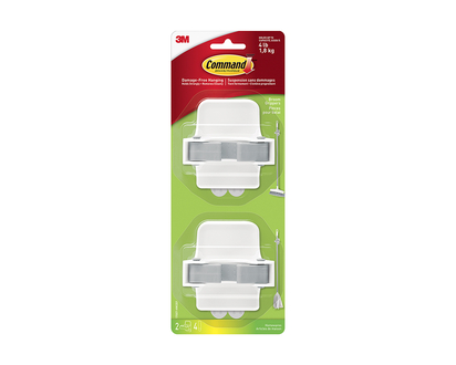 3M Command Broom Gripper - White - 2 pack