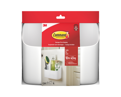 3M Command Cabinet Caddy - White - Single