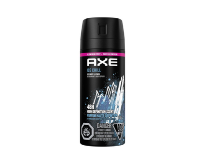 Axe Ice Chill Deodorant Body Spray Frozen - Lemon & Eucalyptus - 113g